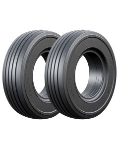Solid Pneumatic Forklift Tires 4.00-8 | Set of 2