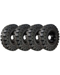 Durable 300x15 Sentry Solid Forklift Tires - Set of 4