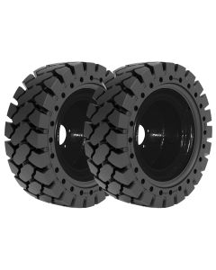 Solid Skidsteer Tires & Wheels 10-16.5 | Set of 2