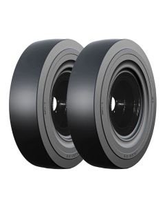 Solid Skidsteer Tires & Wheels 12-16.5 | Set of 2