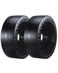 Solid Skidsteer Tires & Wheels Set | 10-16.5 Sentry OD