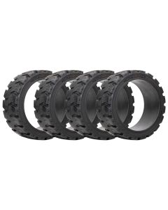 Solid Pneumatic Tires 18X6X12 1/8 - Set of 4 Sentry SAT