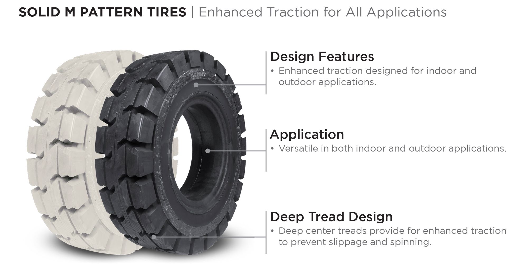 7.00x12 Sentry Tire Solid Forklift Tires 1 Tire S PAT 7.00x12 700x12 700-12 